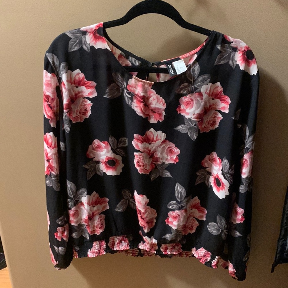 Floral womens blouse